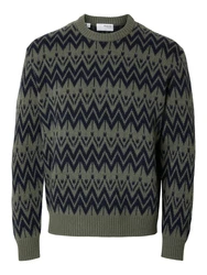 SELECTED HOMME Pullover SLHPine navy/dunkelgrn