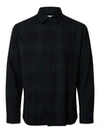 SELECTED HOMME Hemd SLHOwen tanne/schwarz