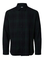 SELECTED HOMME Hemd SLHOwen tanne/schwarz