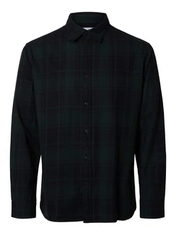 SELECTED HOMME Hemd SLHOwen tanne/schwarz