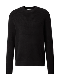 SELECTED HOMME Pullover 'SLHTheo' Schwarz/Schwarz/Schwarz/Schwarz/Schwarz/Schwarz/Schwarz/Schwarz/Schwarz