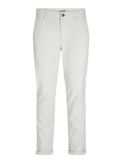 JACK & JONES Chinohose 'Marco Fury' hellgrau
