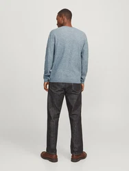 JACK & JONES Pullover JJECooper blaumeliert
