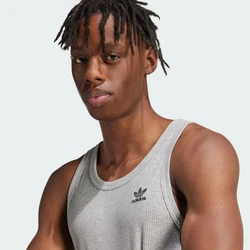 ADIDAS ORIGINALS Top Essentials graumeliert / schwarz