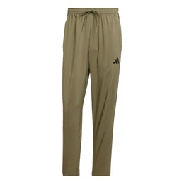 Sporthose 'Essentials Stanford Open Hem' oliv / schwarz