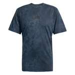 adidas Performance T-Shirt POWER AOP TEE dunkelblau/schwarz/weiß
