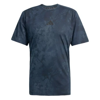 adidas Performance T-Shirt POWER AOP TEE dunkelblau/schwarz/weiß