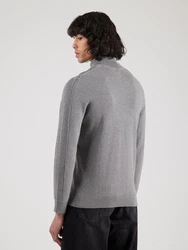 s.Oliver Strickpullover Rollkragenpullover graumeliert