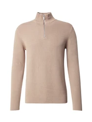 SELECTED HOMME Pullover SLHDane dunkelbeige