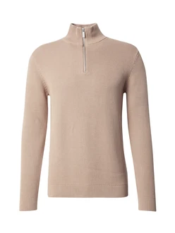 SELECTED HOMME Pullover SLHDane dunkelbeige