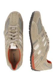 Geox U Snake K Herren Sneaker Schnürschuh camel/taupe/wei