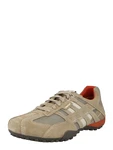 Geox U Snake K Herren Sneaker Schnürschuh camel/taupe/wei