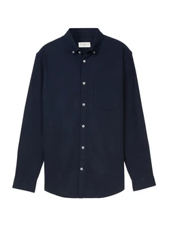 TOM TAILOR Hemd Hellblau/Dunkelblau/Blau