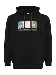 Plus Sweatshirt 'JORPORTLAND' marine / khaki / rosa / schwarz