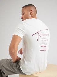 Tommy Jeans T-Shirt lila/dunkellila/weiß