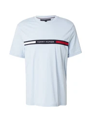 TOMMY HILFIGER T-Shirt navy / hellblau / rot / weiß