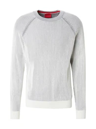 Pullover 'Squizzo' grau / wei