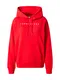 Tommy Jeans Majica  mornarska / svetlo rdeča / bela