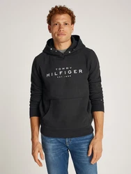 Hoodie Tommy Hilfiger Tommy Hilfiger Hoody mit Logo schwarz