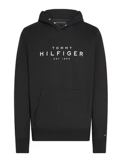 Hoodie Tommy Hilfiger Tommy Hilfiger Hoody mit Logo schwarz