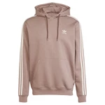 adidas Originals Sweatshirt ADICOLOR CLASSICS 3-STREIFEN HOODIE ecru/braun adidas Originals Sweatshirt ADICOLOR CLASSICS 3-STREIFEN HOODIE ecru/braun
