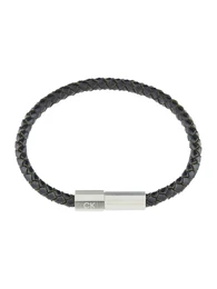Armband 'Industrial Facets' schwarz / silber