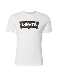 Levi's T-Shirt dunkelbraun/khaki/dunkelgrn/wei