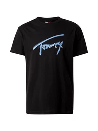 T-Shirt hellblau / schwarz / wei