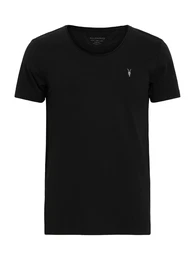 T-Shirt 'FARIS' (GOTS) schwarz / wei
