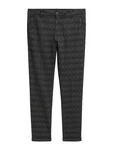 TOM TAILOR DENIM Hose schwarz/schwarzmeliert