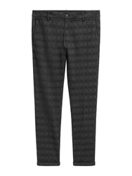 TOM TAILOR DENIM Hose schwarz/schwarzmeliert