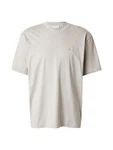 Calvin Klein Jeans T-Shirt WOVEN LABEL RELAXED TEE greige