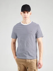 TOMMY HILFIGER T-Shirt 'Ess Seasonal' marineblau/weiß