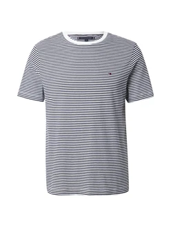 TOMMY HILFIGER T-Shirt 'Ess Seasonal' marineblau/weiß