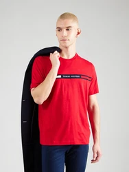 TOMMY HILFIGER T-Shirt navy/rot/weiß