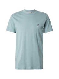 T-Shirt pastellblau / anthrazit
