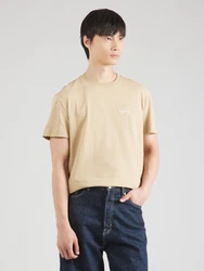 Tommy Jeans T-Shirt TJM REG SIGNATURE TEE EXT beige/weiß