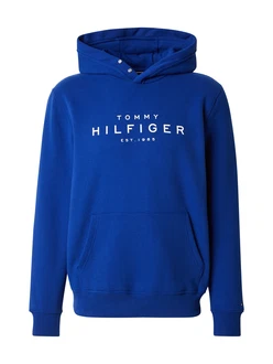 Hoodie Tommy Hilfiger Tommy Hilfiger Hoody mit Logo royalblau/weiß Hoodie Tommy Hilfiger Tommy Hilfiger Hoody mit Logo royalblau/weiß
