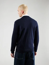 HUGO Strickjacke Solouh navy/weiß