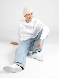 TOMMY HILFIGER Sweatshirt schwarz/weiß