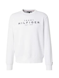 TOMMY HILFIGER Sweatshirt schwarz/weiß
