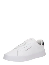 TOMMY HILFIGER Sneaker 'Court Ess' Weiß/Creme/Weiß/Creme/Weiß/Creme/Weiß/Creme/Weiß/Creme/Weiß/Creme/Weiß/Creme/Weiß/Creme/Weiß/Creme/Weiß/Creme/Weiß/Creme/Dunkelblau