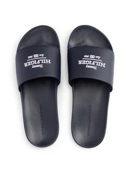 Tommy Hilfiger Pantolette EMBROID HILFIGER 85 POOL SLIDE navy/weiß