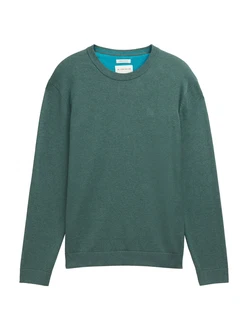 TOM TAILOR Strickpullover Basic Crewneck Knit 1039805