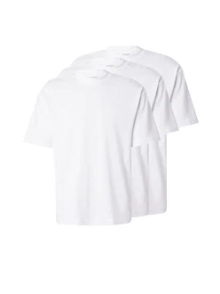 SELECTED HOMME T-Shirt SLHOscar SLHLOOSEOSCAR weiß