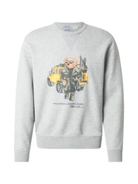 Sweatshirt gelb / graumeliert / khaki