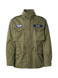 Jacke hellbeige / navy / grn