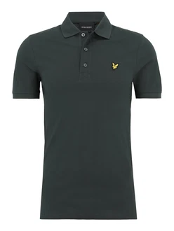 Lyle & Scott T-Shirt Poloshirt gelb/dunkelgrün