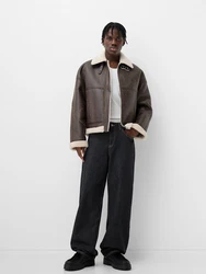 Bershka Jacke braun