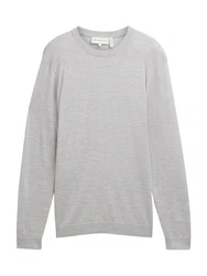 TOM TAILOR Strickpullover graumeliert